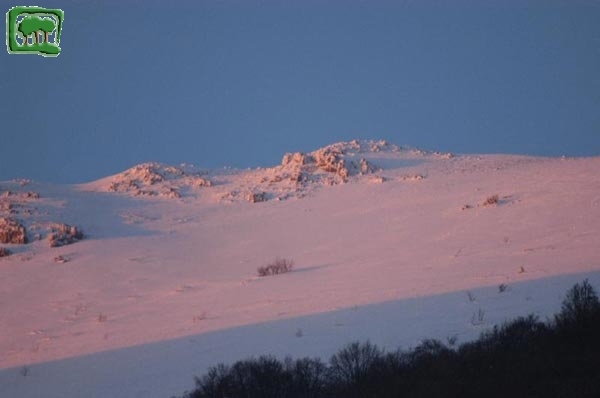 Tramonto in quota